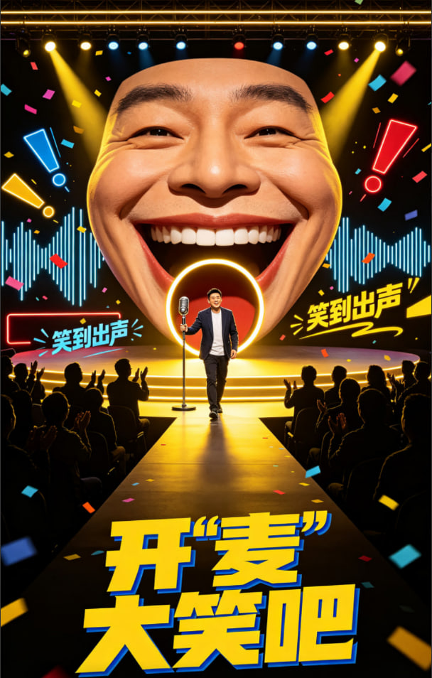 开“麦”大笑吧